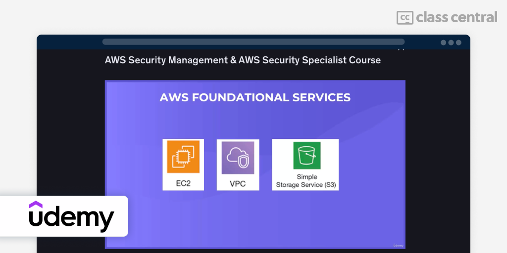 AWS Security Management & AWS Security Specialist Course on Udemy