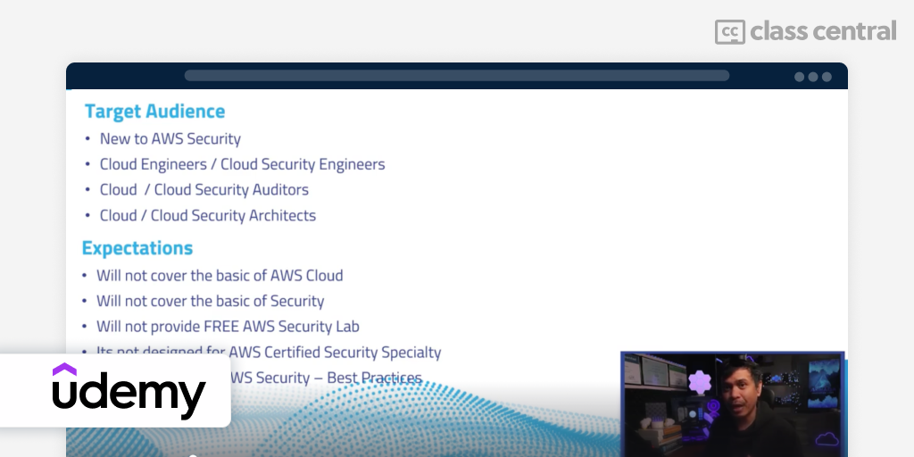 AWS Security Best Practices course on Udemy
